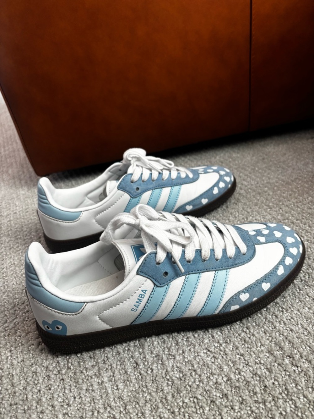 Comme Des Garçons Play Shoes Adidas Heart Samba - Picture 5 of 6